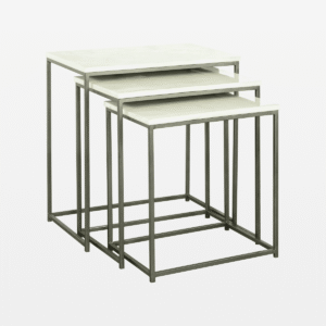 Metal nest of tables