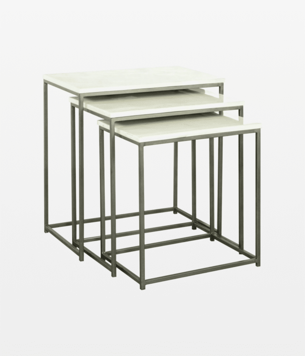 Metal nest of tables