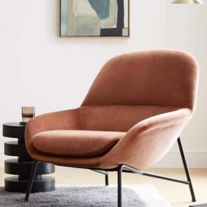 Oversized Brown Armchair