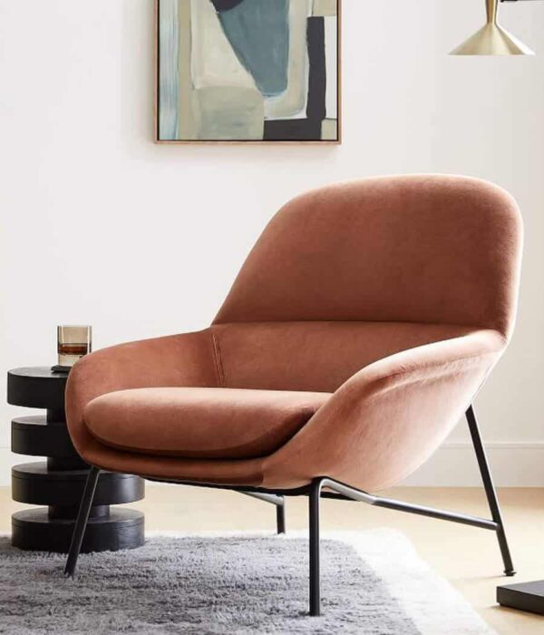 Oversized Brown Armchair